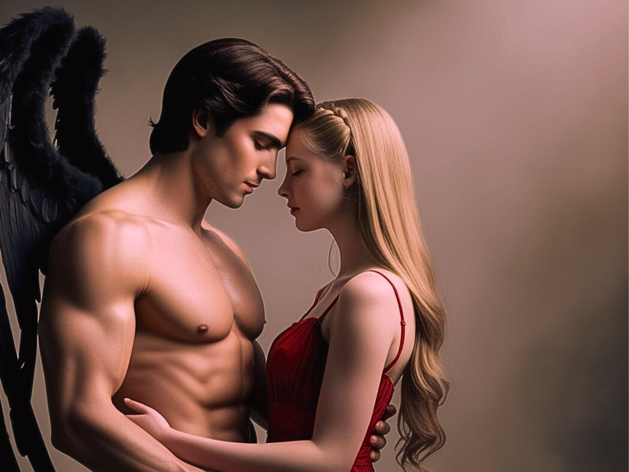 Collection de l'ange romantique et paranormale